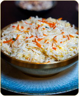 Plat traditionnel du Kashmir Café, restaurant indien à Montreuil